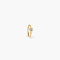 Single Cartilage Solo Diamond Mini Hoop