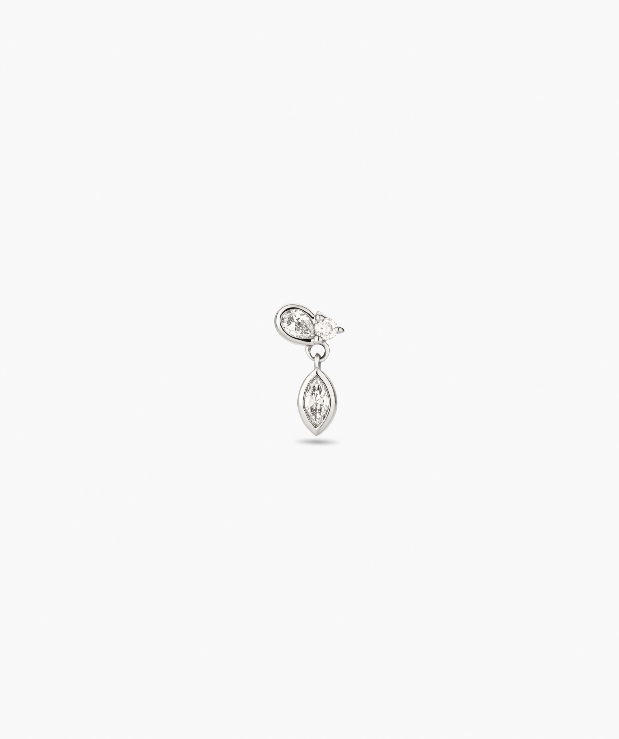 Piercing Studio - Single Lab Grown Diamond Drop Stud