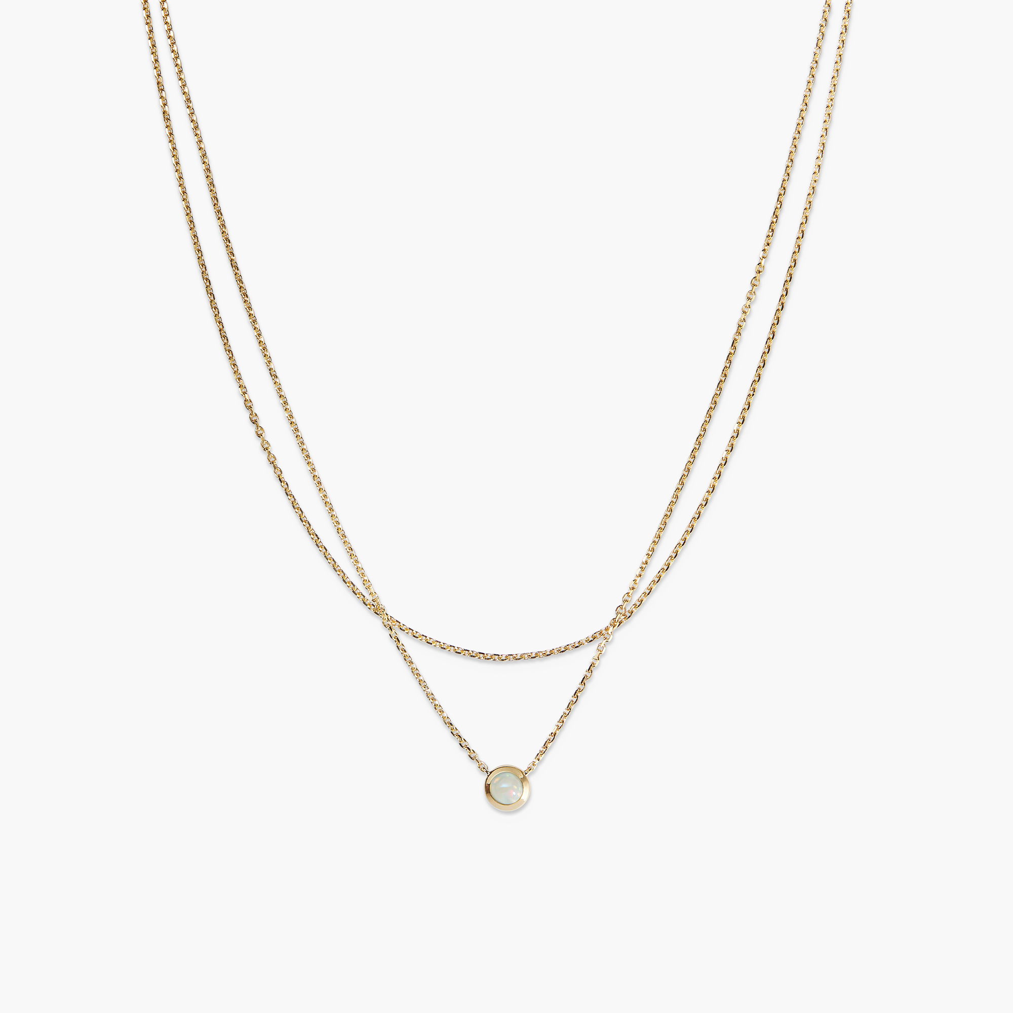 Layered Opal Necklace