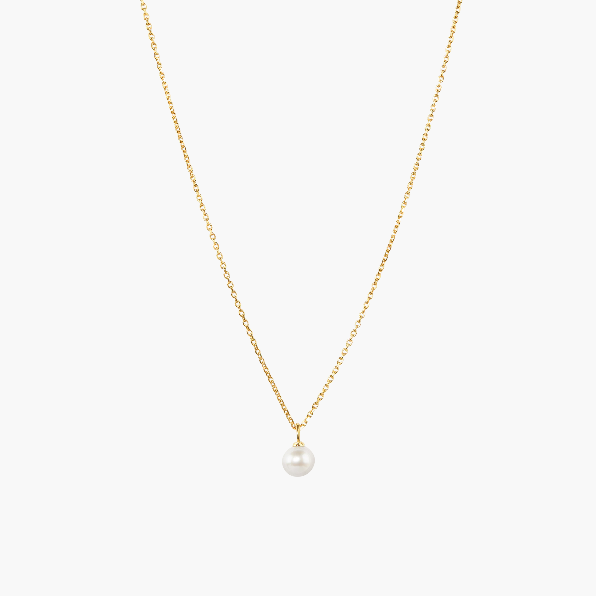 Mini Pearl Pendant Necklace