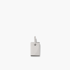 Tag PavÃ© Diamond Engravable Charm