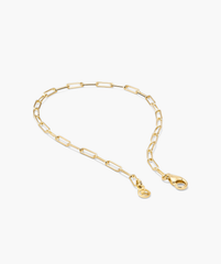 Boyfriend Bold Bracelet: 14k solid gold chain with a clasp, featuring a bold, handcrafted design perfect for daily wear.