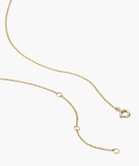 Better Half Heart Necklace featuring a fine gold chain with an adjustable spring-ring clasp, showcasing a half solid gold, half pavÃ© diamond heart pendant.