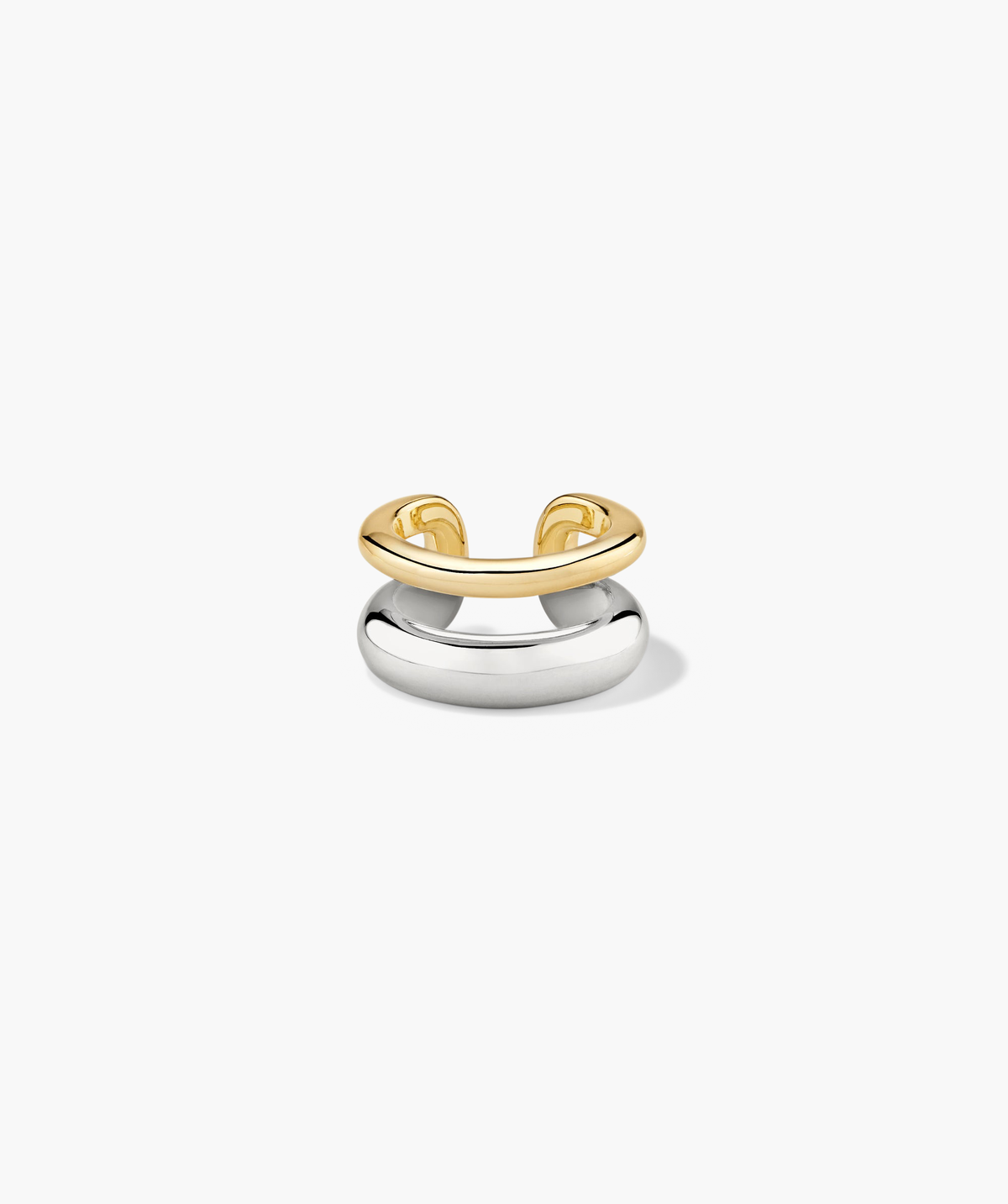 Single Duet Mixed Ear Cuff