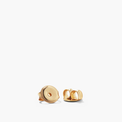 DÃ´me Huggies: Lobe-hugging, sculptural gold earrings with a rounded vault, perfect for stacking and everyday wear, from the iconic Mejuri DÃ´me collection.