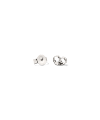 Butterfly Backing: A pair of metal earring backs, featuring a butterfly clutch and a coil-style backing, designed to securely hold stud earrings in place.