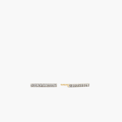 PavÃ© Diamonds Long Bar Studs