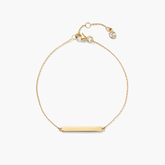 Engravable Bar Bracelet