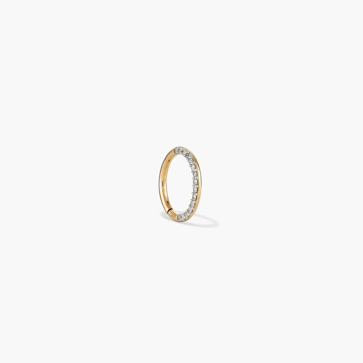 Single Cartilage PavÃ© Diamond Mini Hoop
