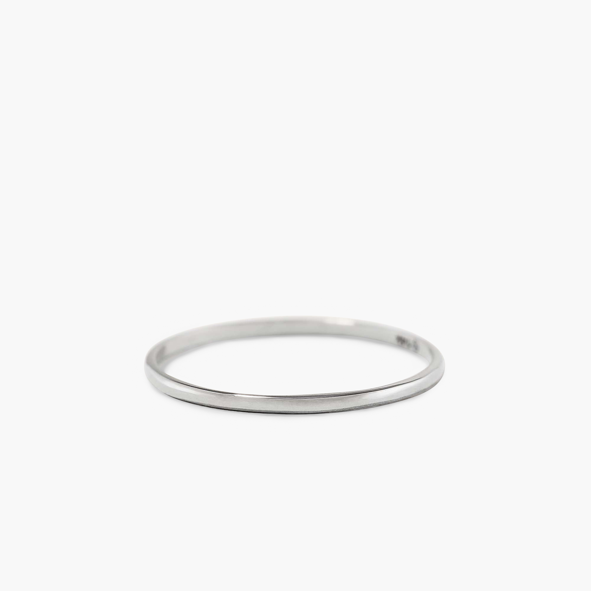 Silver Stacker Ring, a sleek and versatile fashion accessory, perfect as a starter piece or addition to any jewelry collection.